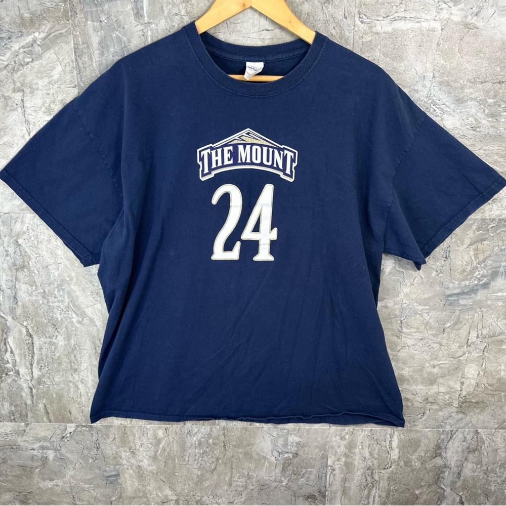 Navy Blue‎ Graphic T-Shirt the mount unisex 2XL